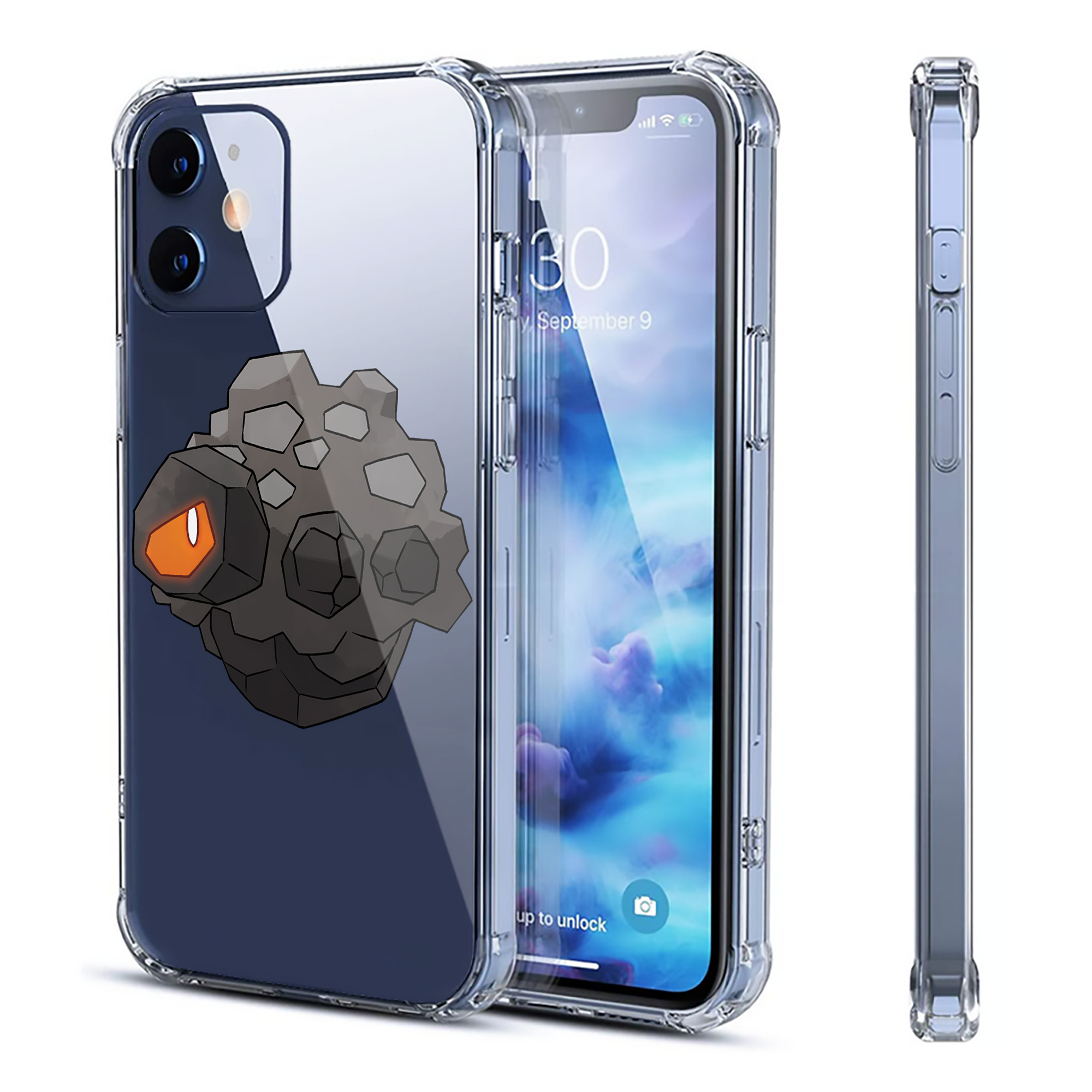（画像用） ポケットモンスター Pokémon 【iPhone 12シリーズ対応】透明スマホケース（クリアソフトケース）